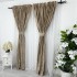 Set de 2 Draperii Catifea cu insertii aurii, Cappuccino, latime 250cm, inaltime 240cm, cu prindere pe inele  [5]
