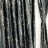 Set 2 Draperii Catifea cu insertii aurii, Negru, 1m latime x 2.1m inaltime, cu rejansa pt sina [3]