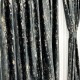 Draperie Catifea cu insertii aurii, Negru, latime 4m, inaltime 2,35m, cu rejansa pt sina