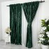 Set 2 bucati de Draperie Catifea cu insertii aurii, Verde Smarald, 1.4m latime x 2.1m inaltime, cu rejansa pt sina [2]