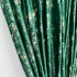 Set 2 bucati de Draperie Catifea cu insertii aurii, Verde Smarald, 1.4m latime x 2.1m inaltime, cu rejansa pt sina [8]