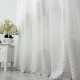 Perdea Teresa din Tulle cu Broderie, model elegant, Alb, 5m latime x 232cm inaltime x rejansa pt bara