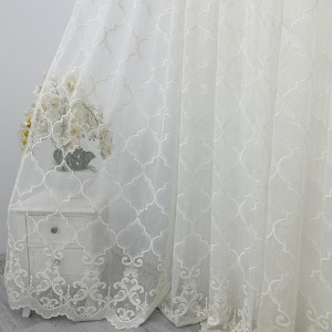 Perdea Elegance tip IN cu Broderie, Ivoire, 140cm latime x 260cm inaltime, cu rejansa pt bara Perdea Elegance tip IN cu Broderie, Ivoire, 140cm latime x 260cm inaltime, cu rejansa pt bara