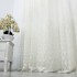 Perdea Snow din Tulle cu Broderie, Ivoire, 140cm latime x 260cm inaltime, cu rejansa pt bara [4]