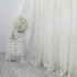 Perdea Snow din Tulle cu Broderie, Ivoire, 140cm latime x 260cm inaltime, cu rejansa pt bara [3]