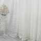 Perdea Snow din Tulle cu Broderie - 500cm x 232cm , rejansa pt. bara , Ivoire