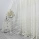 Perdea Snow din Tulle cu Broderie - 500cm x 232cm , rejansa pt. bara , Ivoire