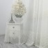 Perdea Roxette din Tulle cu Broderie, model elegant, Ivoire, 140cm latime x 260cm inaltime, cu rejansa pt bara [3]