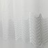 Perdea Waves din Tulle cu Broderie, Alb, 100cm latime x 260cm inaltime, cu rejansa pt bara [3]