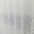 Perdea Marcia din Tulle cu Broderie, model elegant, Alb, 100cm latime x 260cm inaltime, cu rejansa pt bara [3]