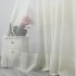 Perdea Teresa din Tulle cu Broderie, model elegant, Ivoire, 140cm latime x 260cm inaltime, cu rejansa pt bara [2]