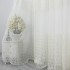 Perdea Alice din Tulle cu Broderie, Ivoire, 140cm latime x 260cm inaltime, cu rejansa pt bara [3]