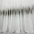 Perdea Harmony din Voal Brodat, Alb - Gri, 140cm latime x 260cm inaltime, cu rejansa pt bara [4]