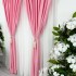 Set 2 Draperii Soft Touch, cu Aspect Fin și Tenta Satinată, 140cm latime x 260cm înălțime, cu TIV LAT, Roz [10]