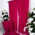 Set 2 Draperii Soft Touch, cu Aspect Fin și Tenta Satinată, 140cm latime x 260cm înălțime, cu TIV LAT, Fuchsya [4]