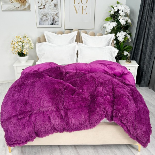  Pilota CoCoLiNo Fluffy, matlasata, 220x240cm, Mov [1]