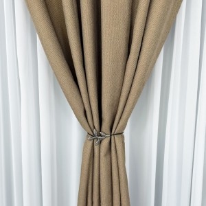 Draperie HoReCa TEXTURATA tip IN, 140cm latime x 260cm înălțime, cu TIV LAT, Cappuccino