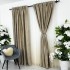 Set 2 Draperii Catifea cu model Venti, Bej Nisip, 140cm latime x 260cm inaltime, cu tiv lat  [2]