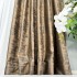 Draperie Catifea cu model Venti, Maro inchis, 140cm latime x 260cm inaltime, cu tiv lat pt bara [4]