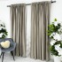 Set 2 DraperiI din Catifea Plisata cu opacitate ridicata - 200cm x 232cm , Rejansa pt. bara , Grej [5]