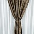 Draperie Catifea cu model Venti, Maro inchis, 140cm latime x 260cm inaltime, cu tiv lat pt bara [7]