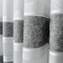 Perdea Cristal tip IN plin, Alb-Gri, model gheata, 140cm latime x 260cm inaltime, cu rejansa pt bara [5]