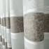 Perdea Cristal tip IN plin, Alb-Maro, model gheata, 140cm latime x 260cm inaltime, cu rejansa pt bara [6]