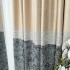Set 2 Draperii Royal, Satinata, Texturata, Crem cu Gri, 140cm latime x 260cm inaltime, cu tiv lat pt bara [4]