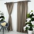 Set 2 Draperii HoReCa TEXTURATA tip IN, Cafeniu, 2m latime x 232cm inaltime x rejansa pt sina [2]