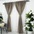 Set 2 Draperii HoReCa TEXTURATA tip IN, Cafeniu, 2m latime x 232cm inaltime x rejansa pt sina [4]