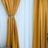 Set 2 Draperii HoReCa TEXTURATA tip IN - 200cm x 232cm, Rejansa pt. bara ,  Mustar [8]