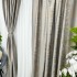 Set 2 Draperii Catifea cu model Venti, Gri cu Bej, 140cm latime x 260cm inaltime, cu tiv lat pt bara [3]