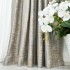Set 2 Draperii Catifea cu model Venti, Gri cu Bej, 140cm latime x 260cm inaltime, cu tiv lat pt bara [7]