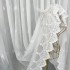 Perdea Alicia tip IN Brodat, Alb, 140cm latime x 260cm inaltime, cu rejansa pt bara [9]