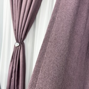 Draperie HoReCa TEXTURATA tip IN, 140cm latime x 260cm înălțime, cu TIV LAT, Purpuriu