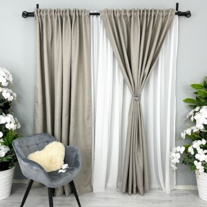 Set 2 Draperii HoReCa TEXTURATA tip IN , Grej, 2m latime x 232cm inaltime x rejansa pt bara Set 2 Draperii HoReCa TEXTURATA tip IN , Grej, 2m latime x 232cm inaltime x rejansa pt bara