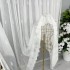 Perdea Deliria din IN Brodat, Alb, 140cm latime x 260cm inaltime, cu rejansa pt bara [6]