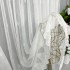 Perdea Deliria din IN Brodat, Alb, 140cm latime x 260cm inaltime, cu rejansa pt bara [8]