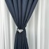 Draperie HoReCa TEXTURATA tip IN, Bleumarin, 100cm latime x 270cm inaltime, rejansa pt sina [4]