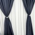 Draperie HoReCa TEXTURATA tip IN, Bleumarin, 100cm latime x 270cm inaltime, rejansa pt sina [10]