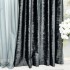 Draperie Catifea cu model Venti, Negru, 300x270cm, cu tiv lat [4]