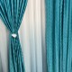 Draperie din Catifea Plisata cu opacitate ridicata - LA COMANDA pe dimensiunile tale, Turquoise