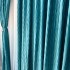 Set 2 Draperii din Catifea Plisata cu opacitate ridicata, Turquoise, 140cm latime x 260cm inaltime, cu tiv lat pt bara [8]