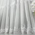 Perdea Lorena tip IN Brodat, Alb, 140cm latime x 260cm inaltime, cu rejansa pt bara [2]