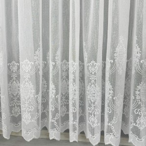 Perdea Monica din IN Brodat, Ivoire, 140cm latime x 260cm inaltime, cu rejansa pt bara Perdea Monica din IN Brodat, Ivoire, 140cm latime x 260cm inaltime, cu rejansa pt bara