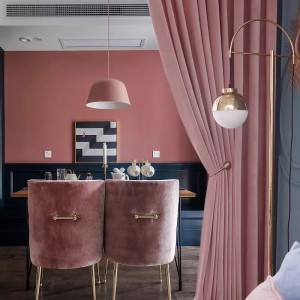 Set 2 Draperii Blackout 80%, din Catifea, Roz, 140cm latime x 260cm inaltime, cu tiv lat pt bara Set 2 Draperii Blackout 80%, din Catifea, Roz, 140cm latime x 260cm inaltime, cu tiv lat pt bara