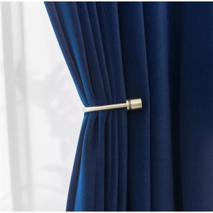 Set 2 Draperii Blackout 80%, din Catifea, Albastru, 140cm latime x 260cm inaltime, cu tiv lat pt bara Set 2 Draperii Blackout 80%, din Catifea, Albastru, 140cm latime x 260cm inaltime, cu tiv lat pt bara