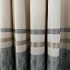 Set 2 Draperii Lines, Satinata, Texturata, Crem cu Gri, 140cm latime x 260cm inaltime, cu tiv lat pt bara [4]