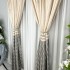 Set 2 Draperii Lines, Satinata, Texturata, Crem cu Gri, 140cm latime x 260cm inaltime, cu tiv lat pt bara [7]