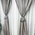Set 2 Draperii Simplicity, Satinata, texturata, Gri inchis, 140cm latime x 260cm inaltime, cu tiv lat pt bara [7]